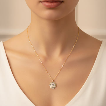 Gold Filled Coin Pendent
