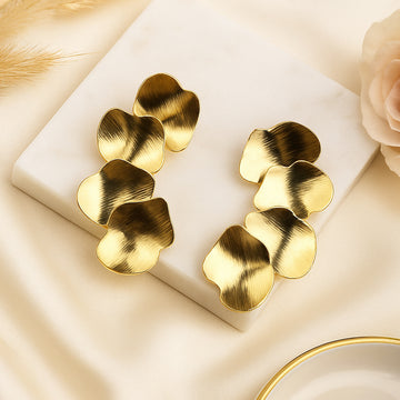 Leafylight Golden Earrings