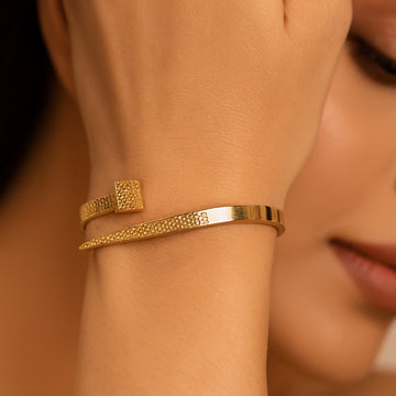 Rose Gold Imitation Nail Bracelets