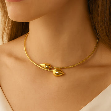 Spiked Drop - Open Rhinestone Choker