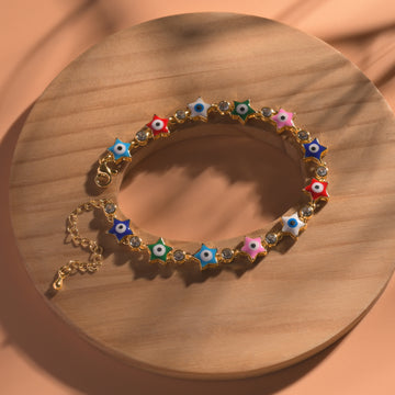 Star With Evil Eye Bracelets