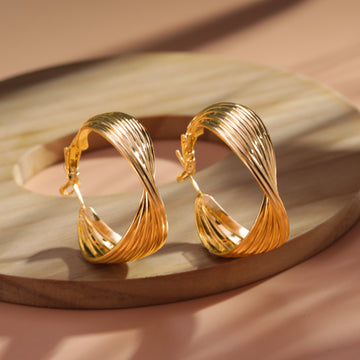 Iconic Twisted Hoops Earrings
