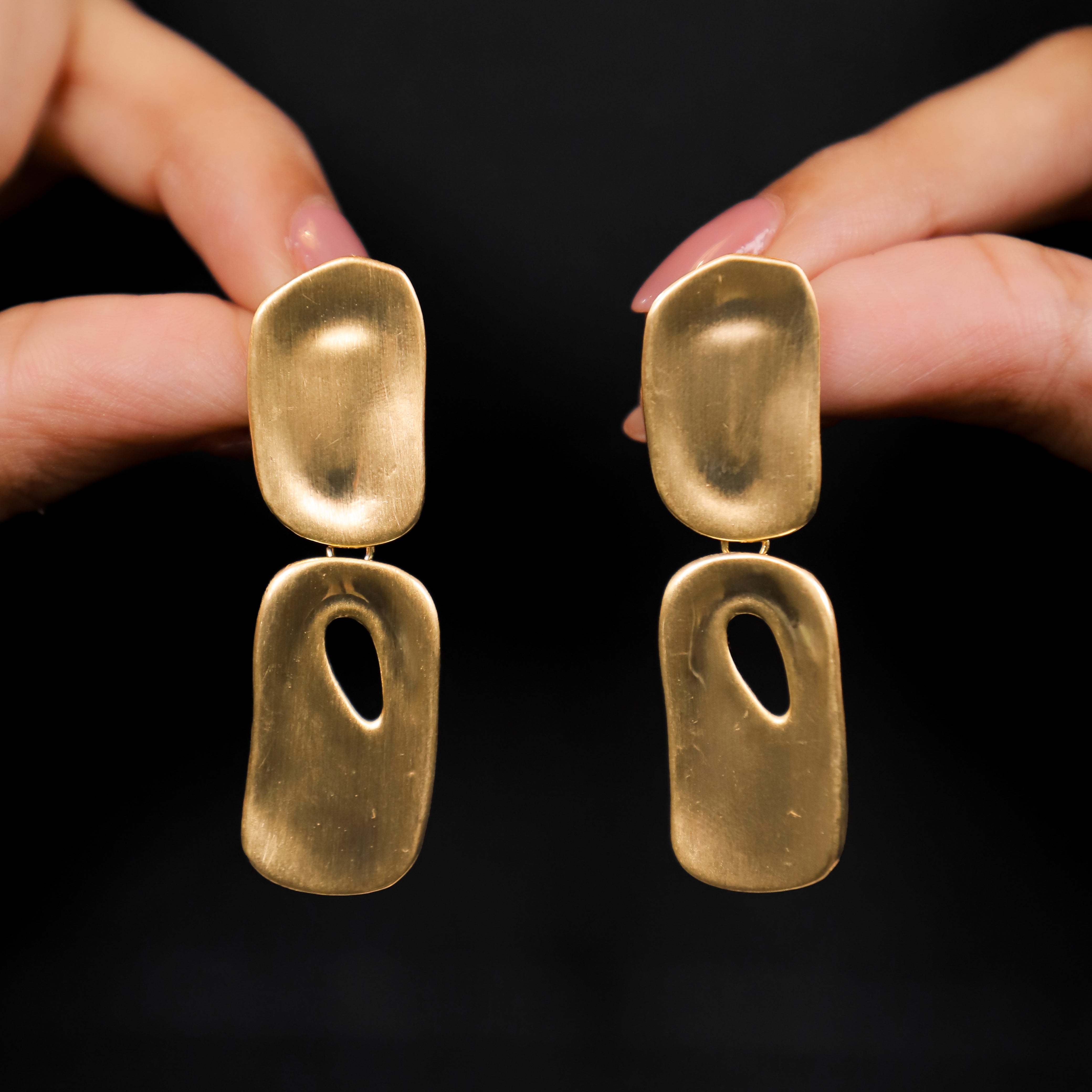 Matte Western Drops Earrings