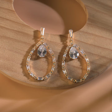 YouBella Gold-Plated Stone-Stud Earring