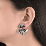 Load image into Gallery viewer, Leafy Dreams Silver Earrings

