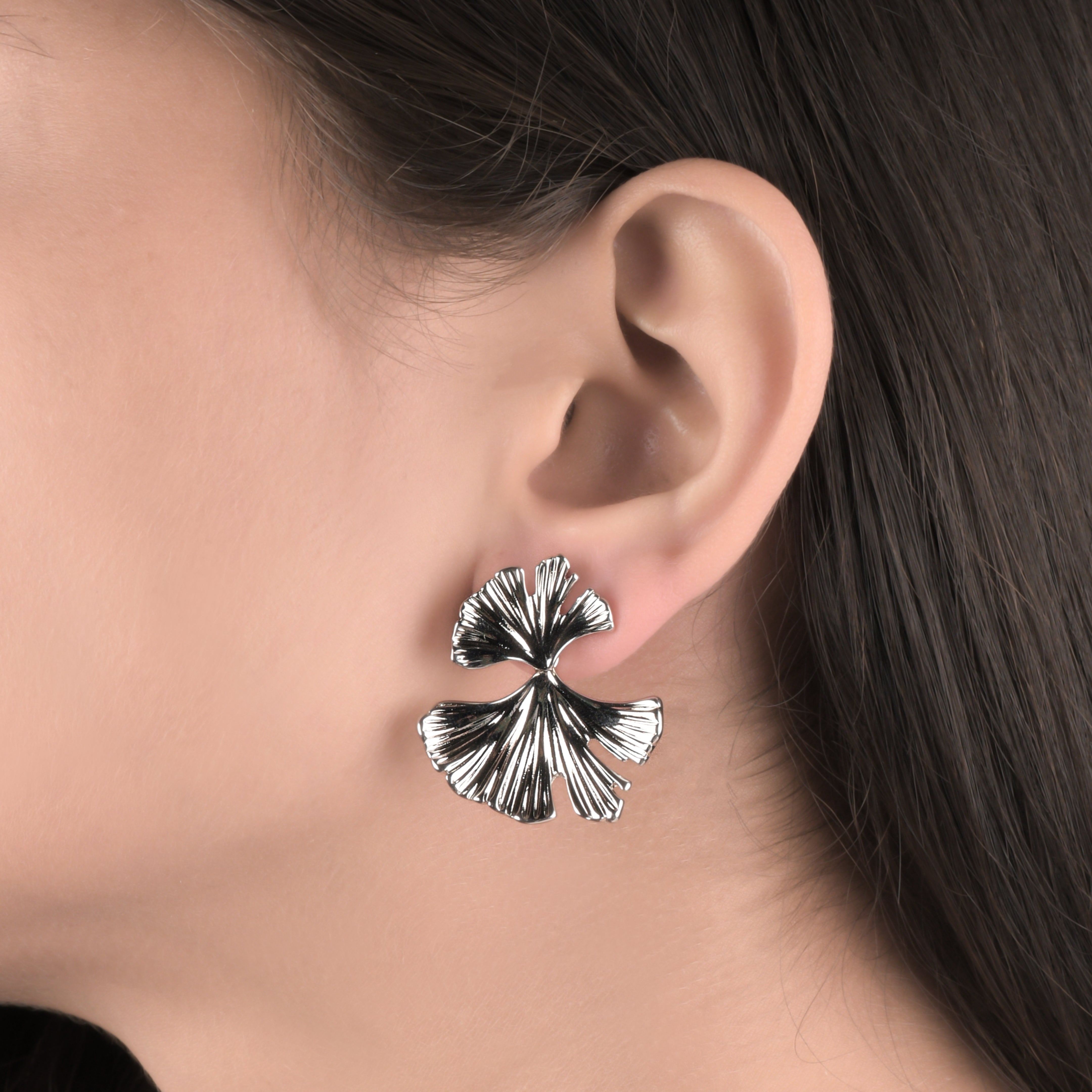Leafy Dreams Silver Earrings