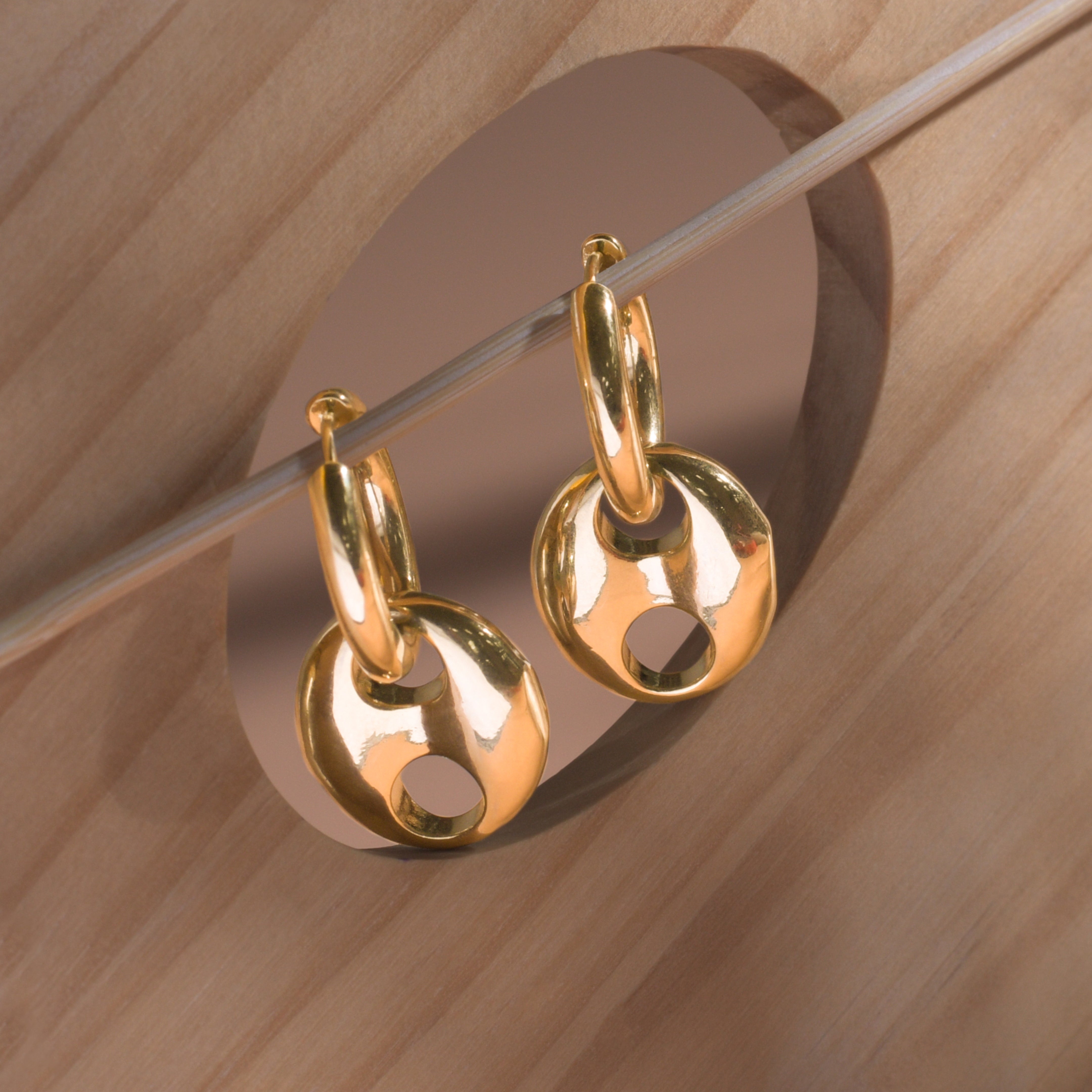 Chunky Hollow Hoops
