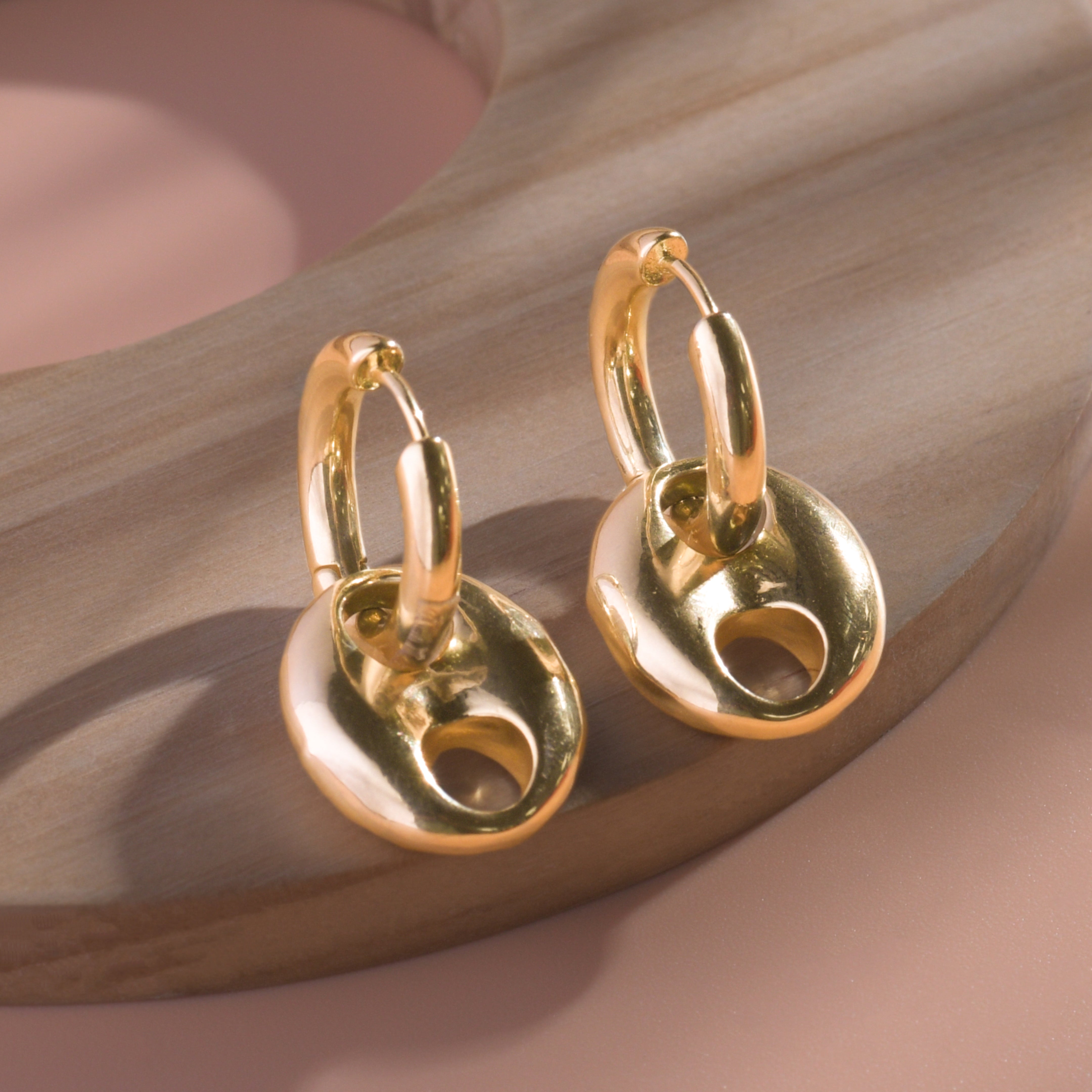 Chunky Hollow Hoops