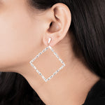 Load image into Gallery viewer, Square A.D Earrings