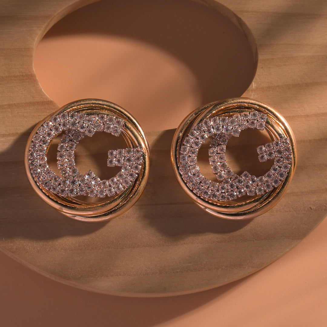 CG AD Rose Gold Earrings