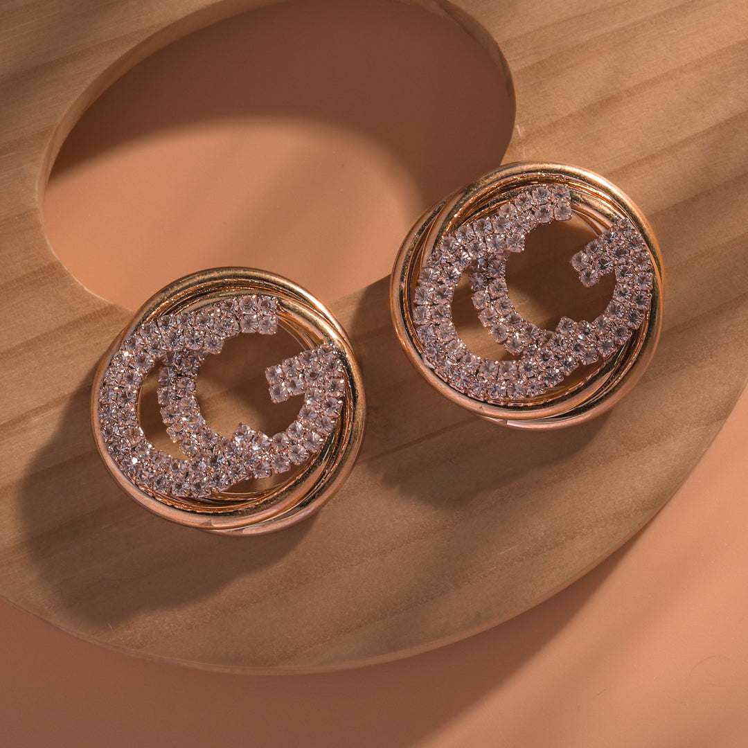 CG AD Rose Gold Earrings