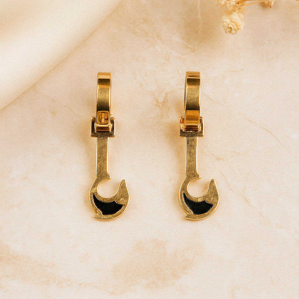 Dangling Dolphin Earrings