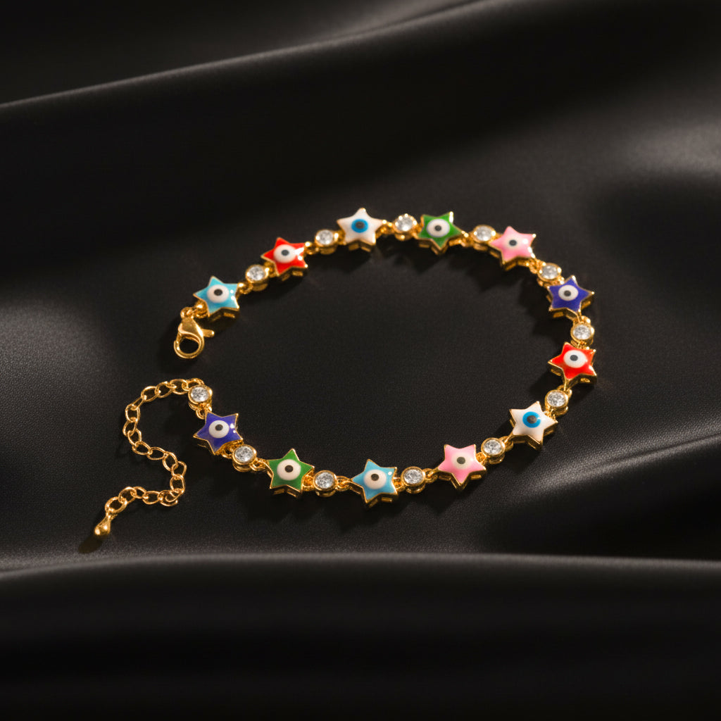 Star With Evil Eye Bracelets