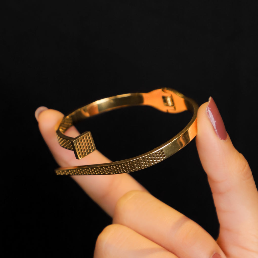 Rose Gold Imitation Nail Bracelets