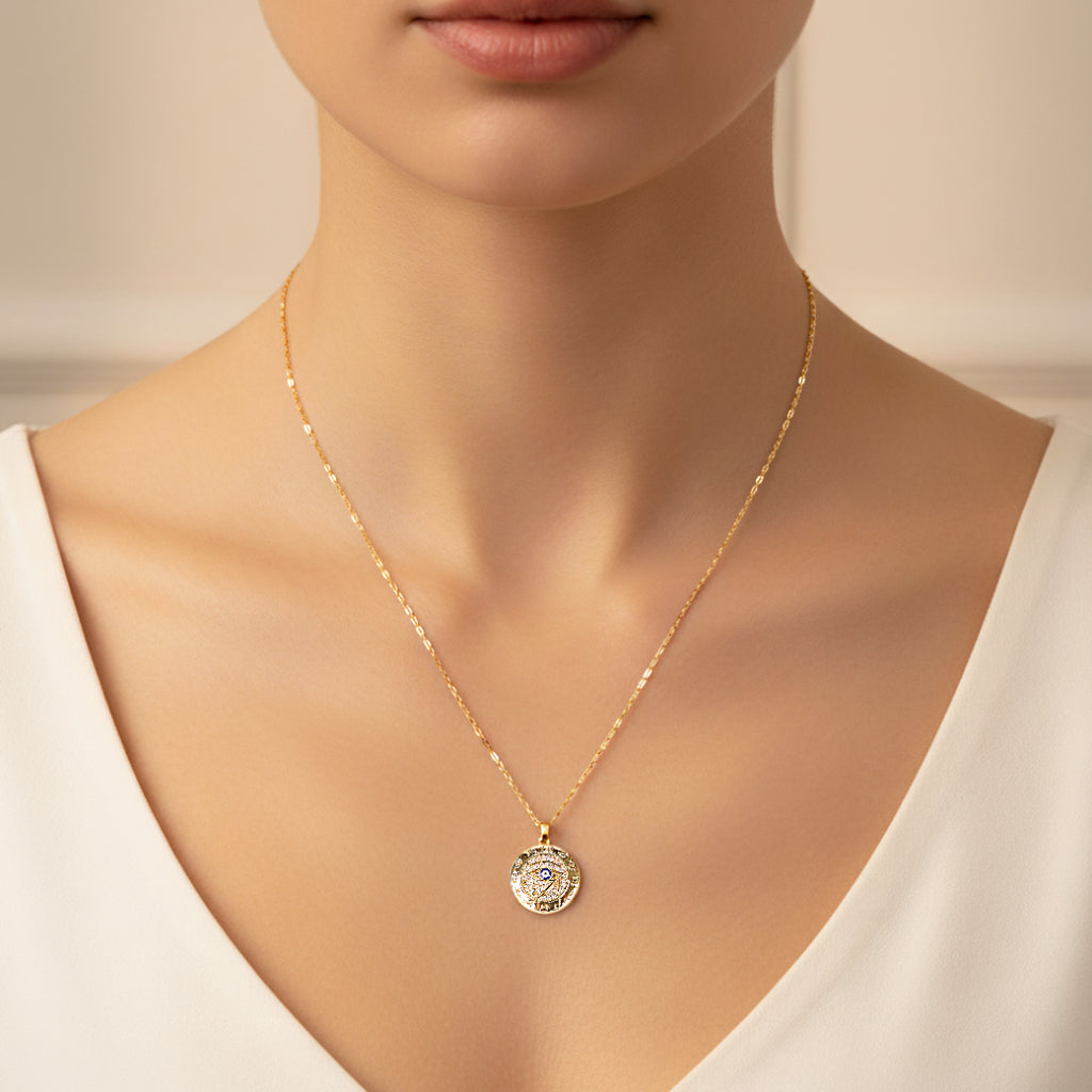 Gold Filled Coin Pendent
