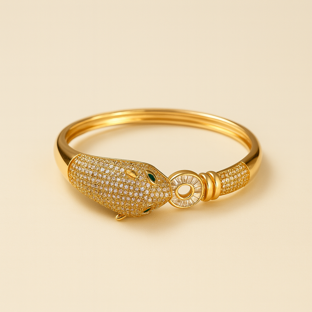 Crystal Panther - Faux Diamond Bracelet