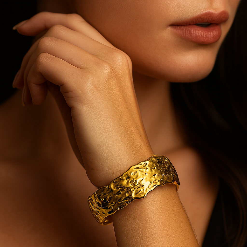Golden Reef Cuff Bracelet
