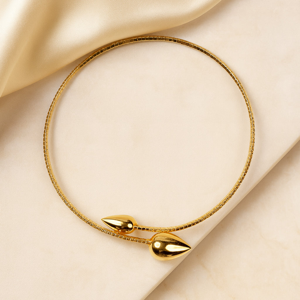 Spiked Drop - Open Rhinestone Choker