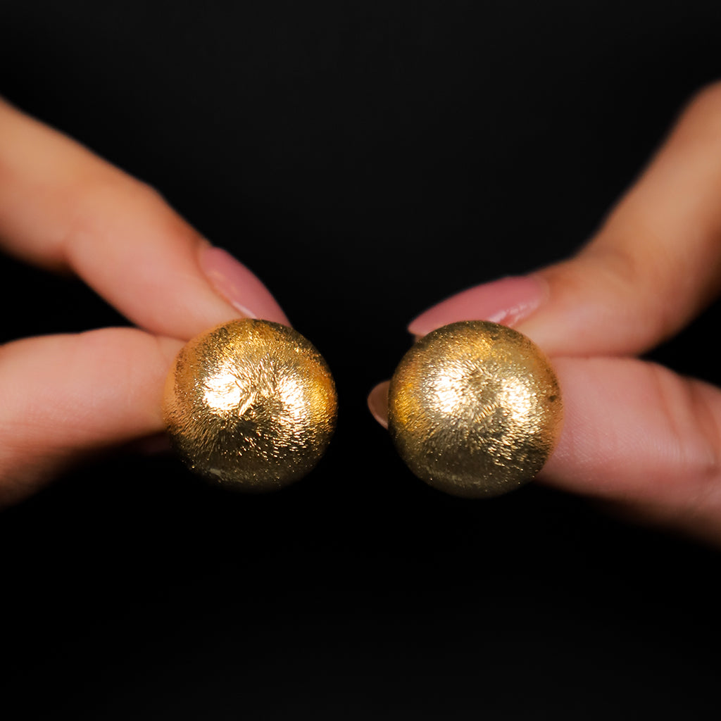 Golden Rondure Studs