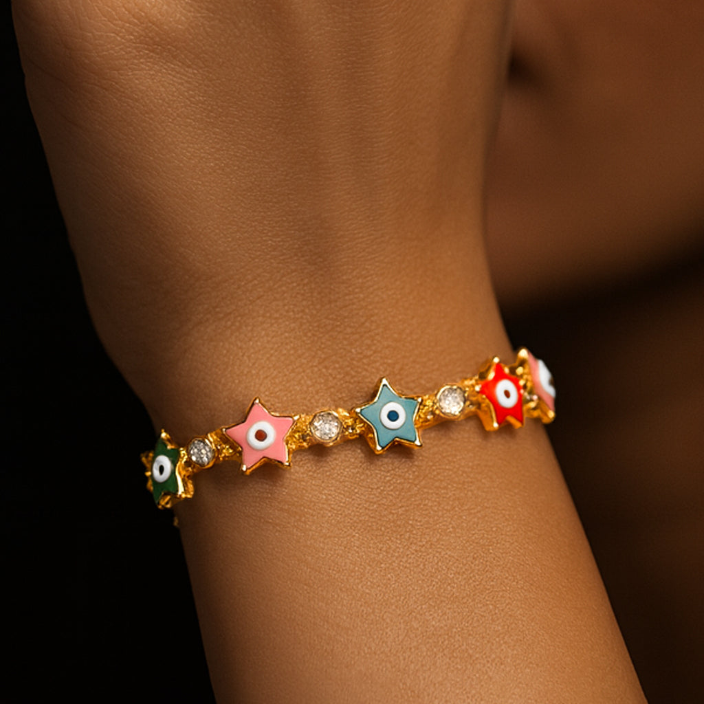 Star With Evil Eye Bracelets