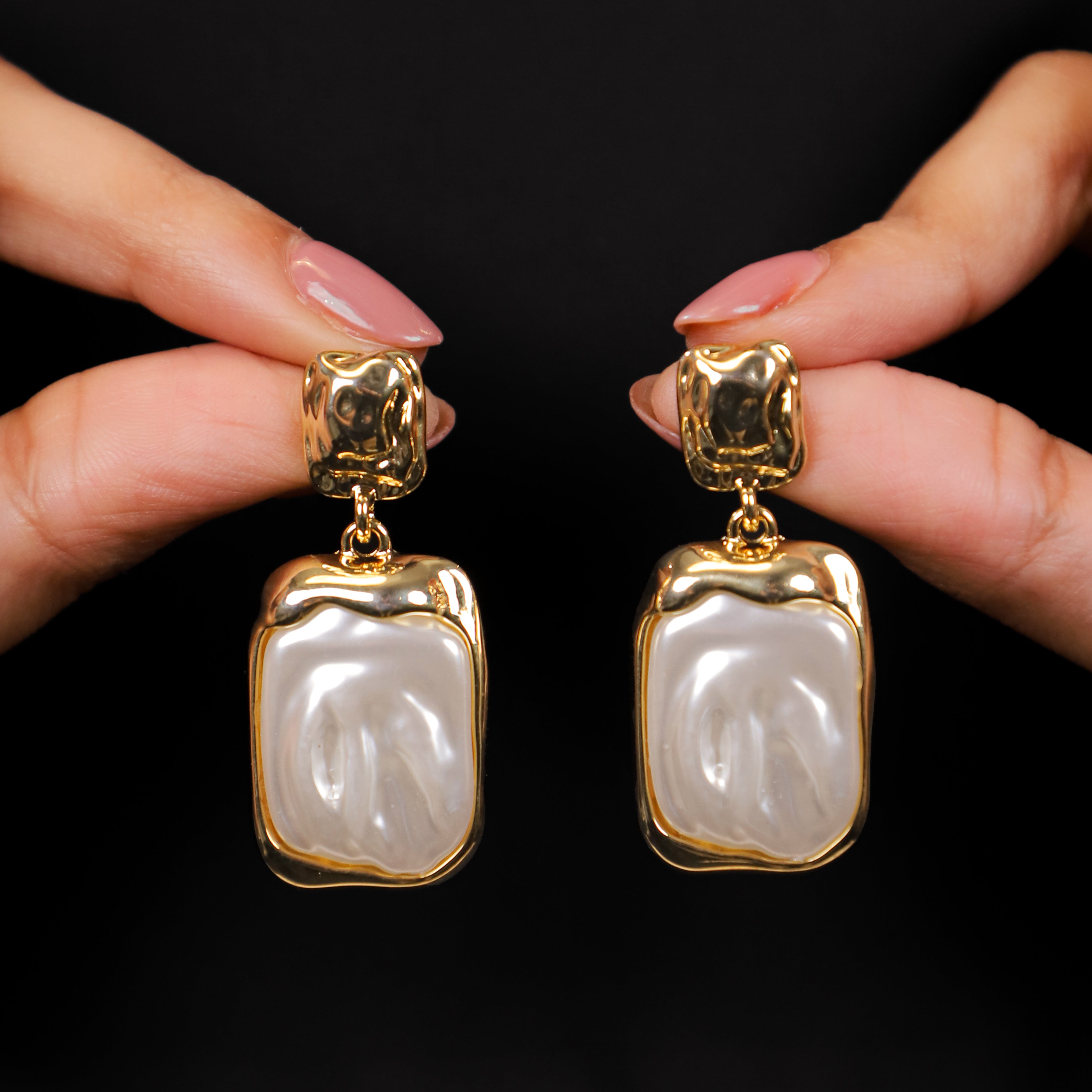 Luxury Baroque Pearl Earrings