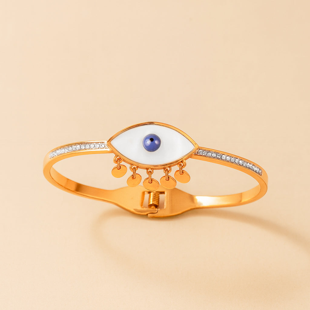 Evil Eye Rose Gold Bracelet
