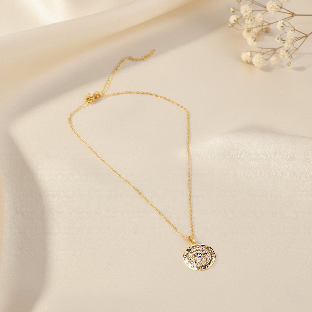 Gold Filled Coin Pendent