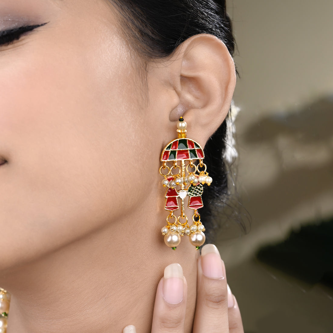 Handmade Minakari Doli Barat Necklace Set