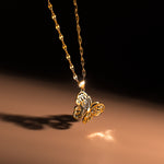 Load image into Gallery viewer, Butterfly Necklaces Wave Chain Pendant