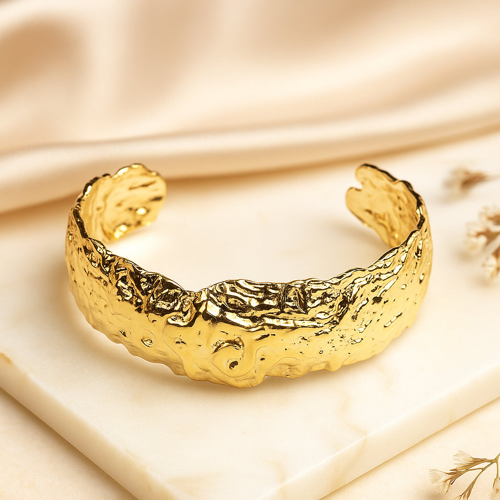 Golden Reef Cuff Bracelet
