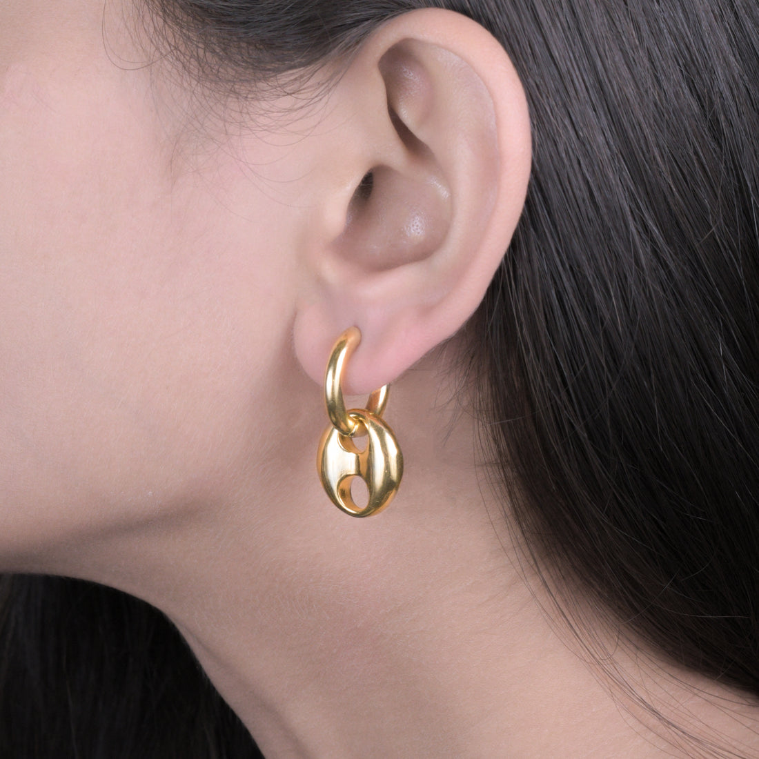 Chunky Hollow Hoops
