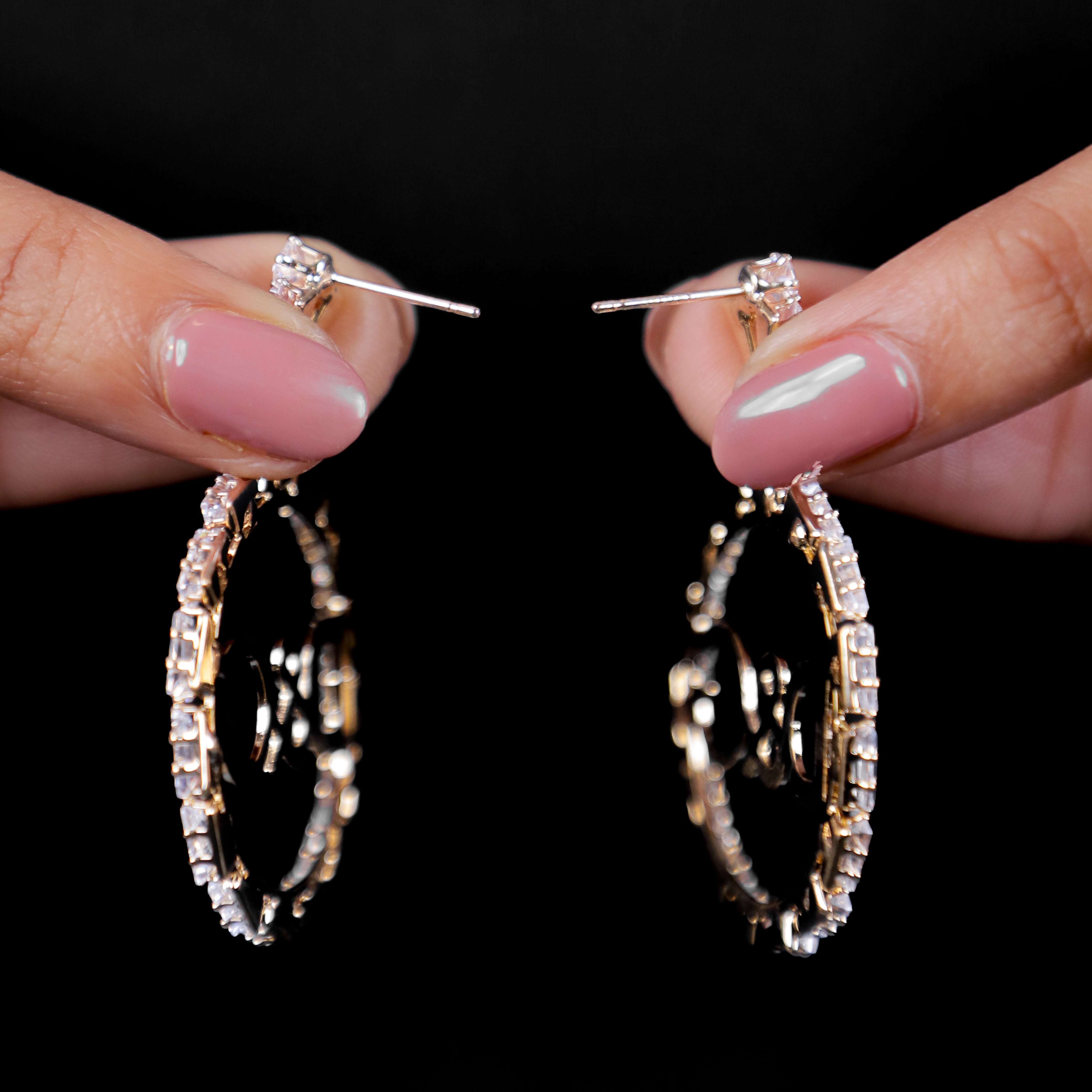 Golden D&G Drop Earrings
