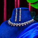 Load image into Gallery viewer, Crunchy Fashion American Diamond Necklace Set