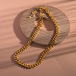 Load image into Gallery viewer, Stylish Gold Plated Chain Necklace For Men Women