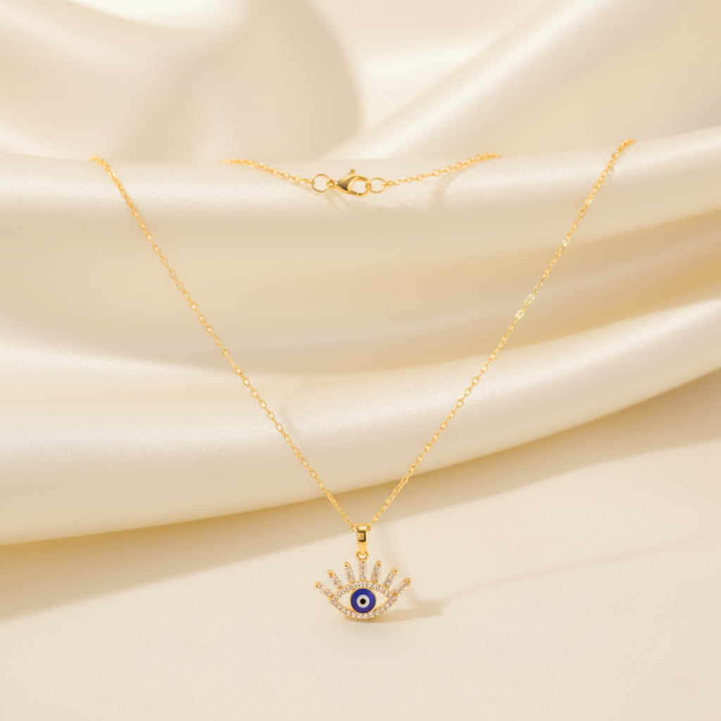 Evil Eye Gold Plated Pendant