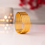 Load image into Gallery viewer, Gold Twisted Bangles Shape Bracelet
