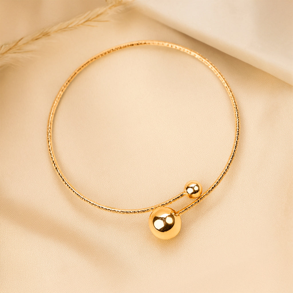 Golden Orbs - Open Rhinestone Choker