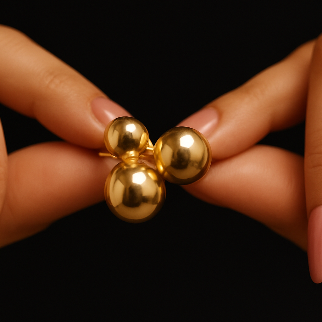 Golden Cluster - Statement Open Ring