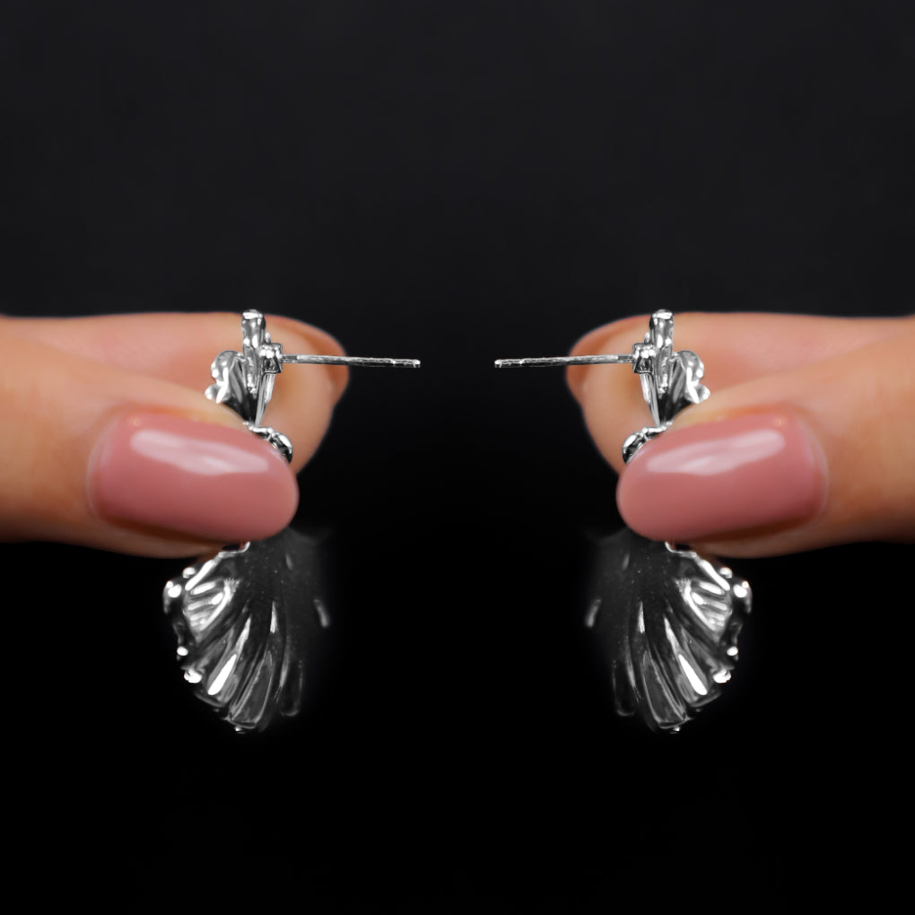 Leafy Dreams Silver Earrings