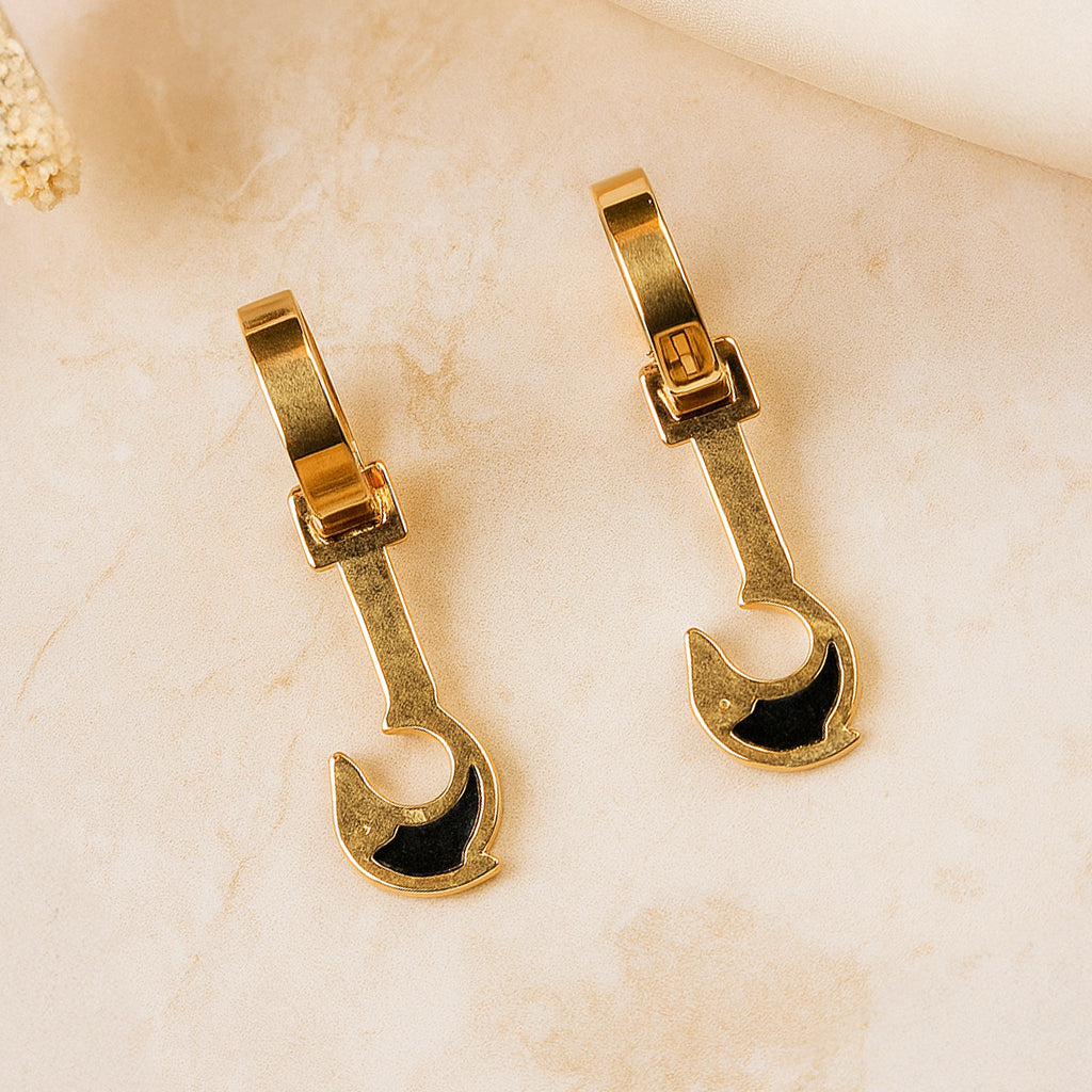 Dangling Dolphin Earrings