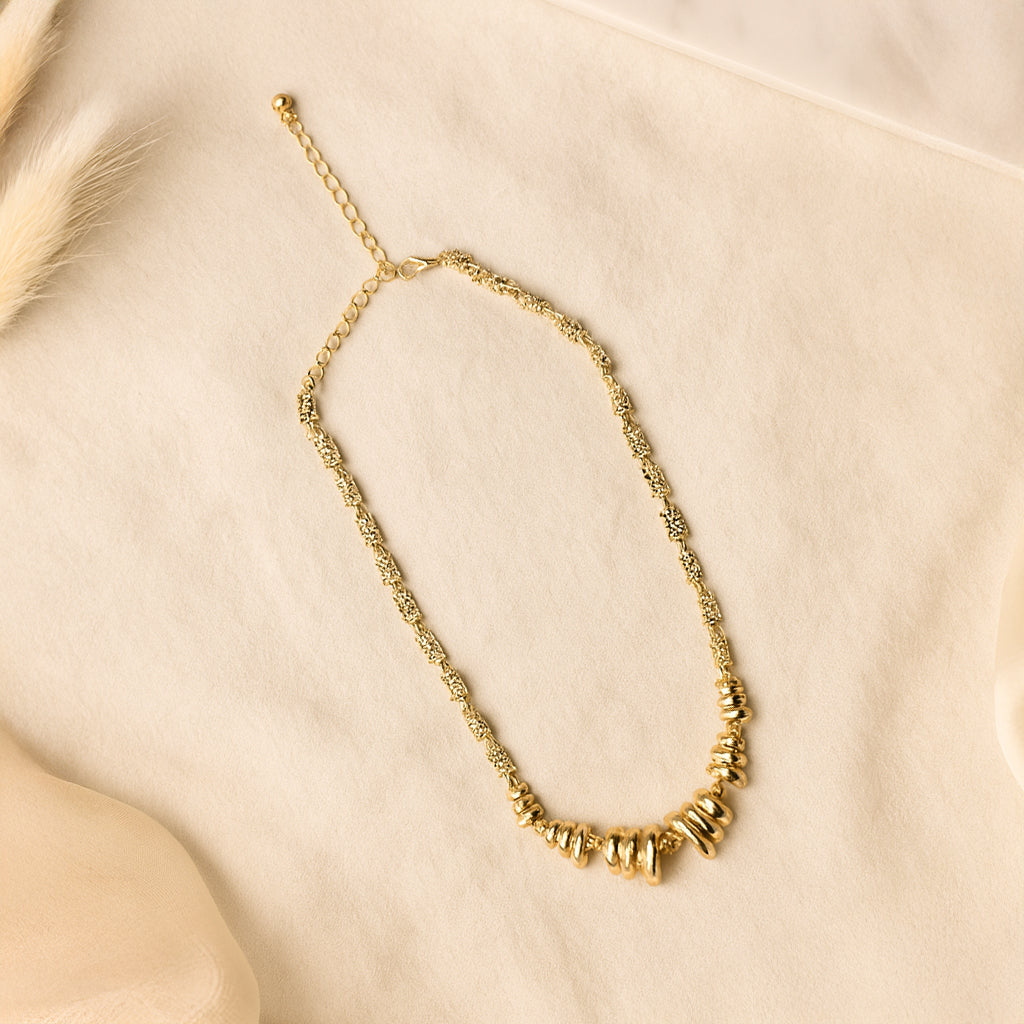 Cascading Gold - Chunky Necklace