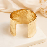 Load image into Gallery viewer, Golden Ripple Cuff Bracelet
