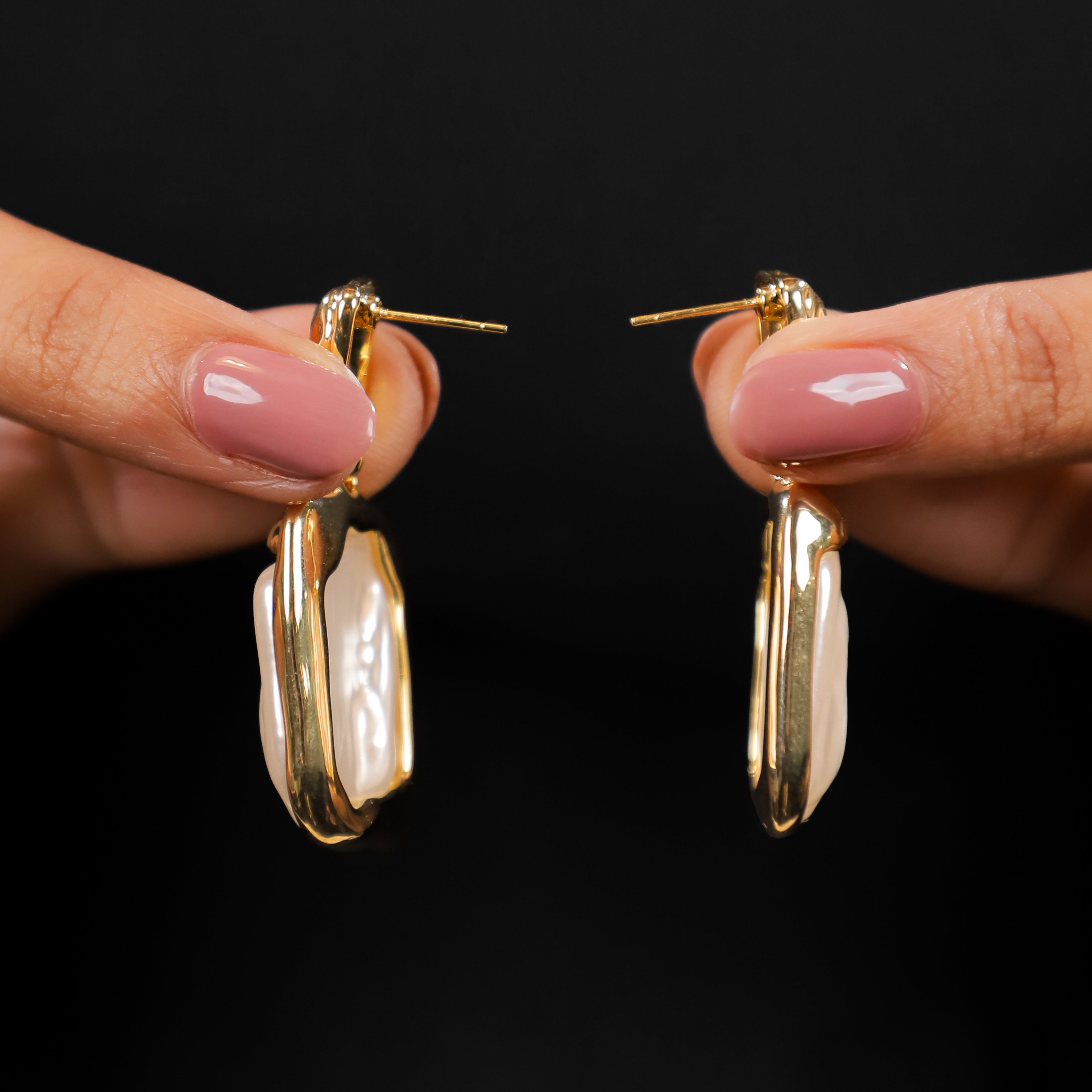 Luxury Baroque Pearl Earrings