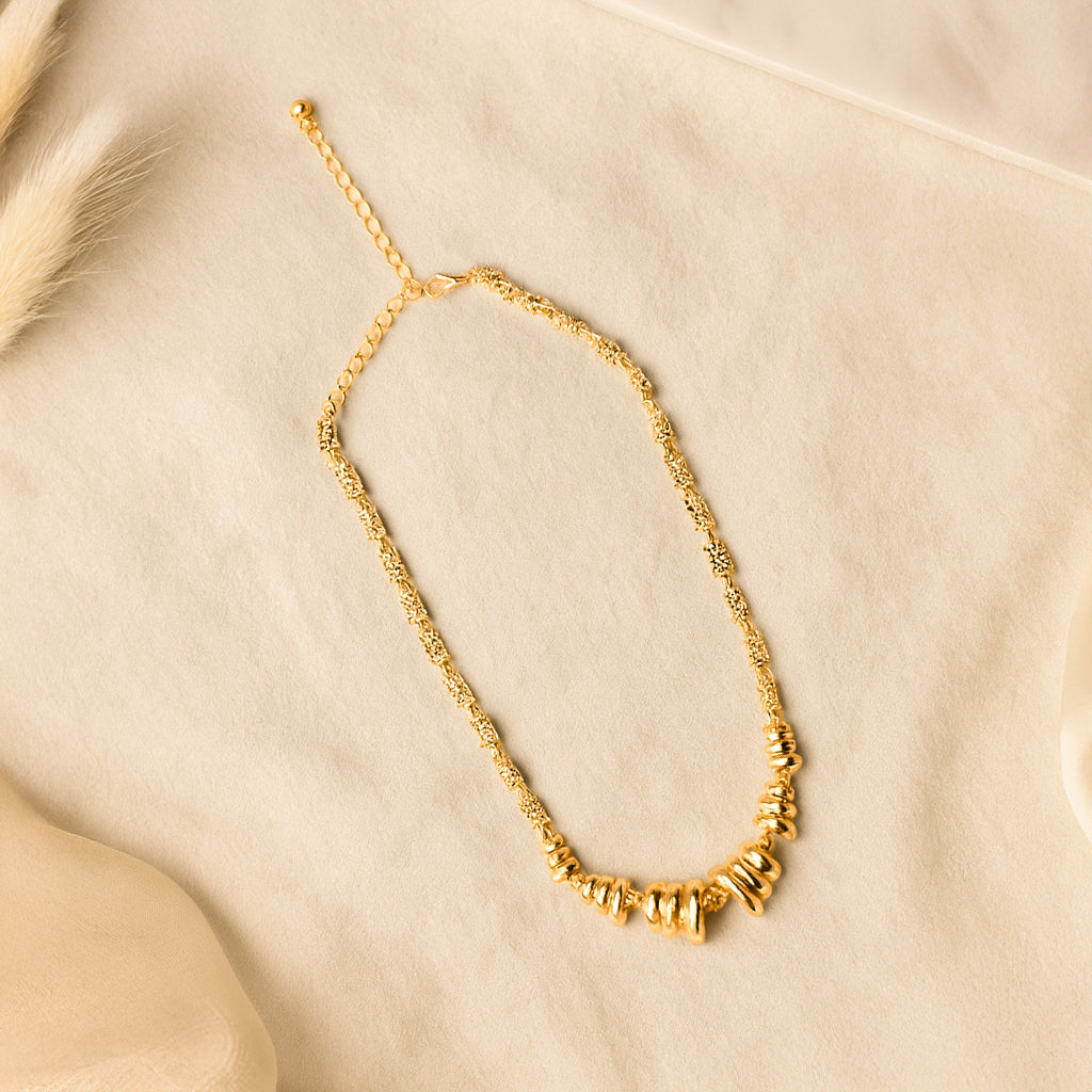 Cascading Gold - Chunky Necklace