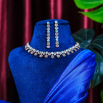 Load image into Gallery viewer, Crunchy Fashion American Diamond Necklace Set