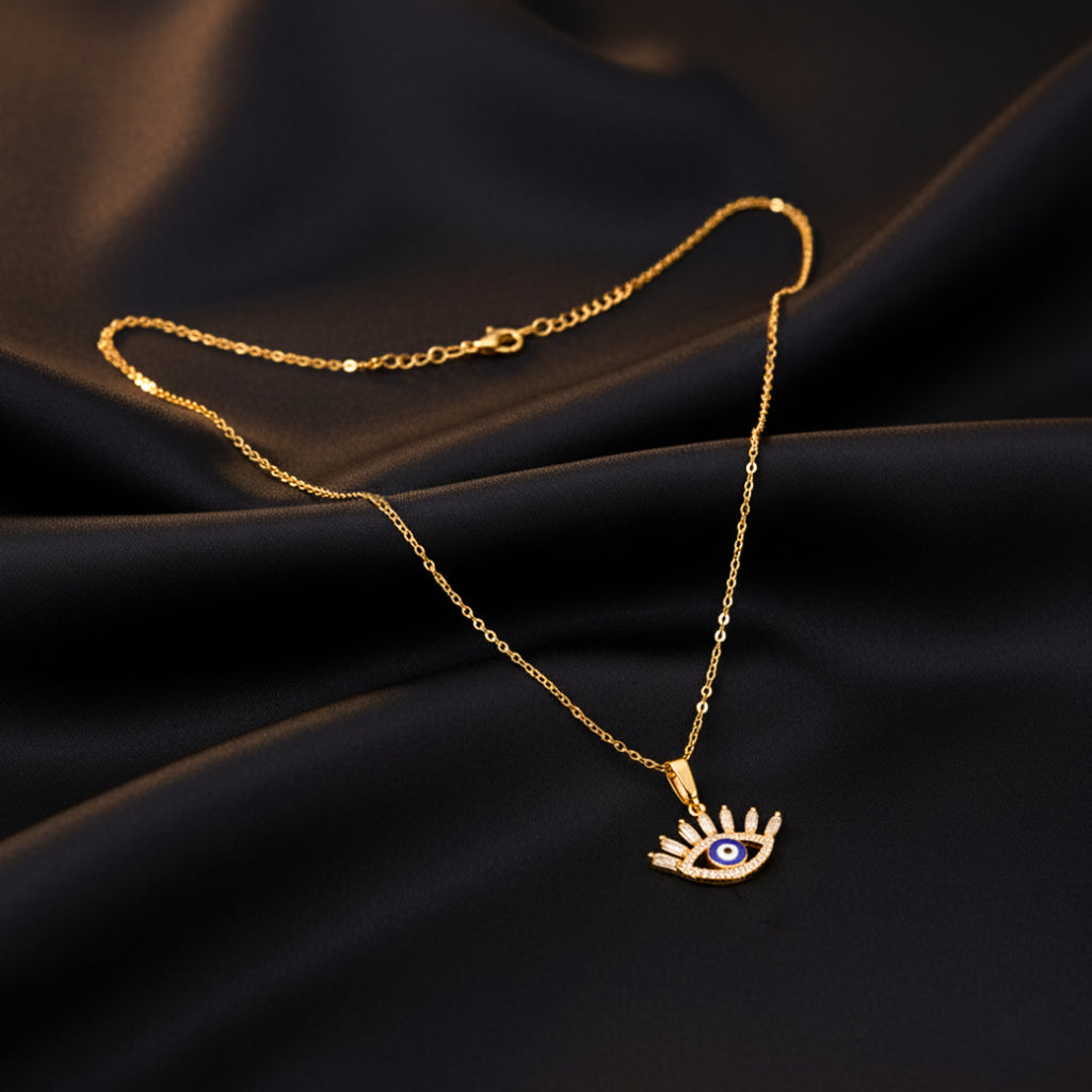 Evil Eye Gold Plated Pendant
