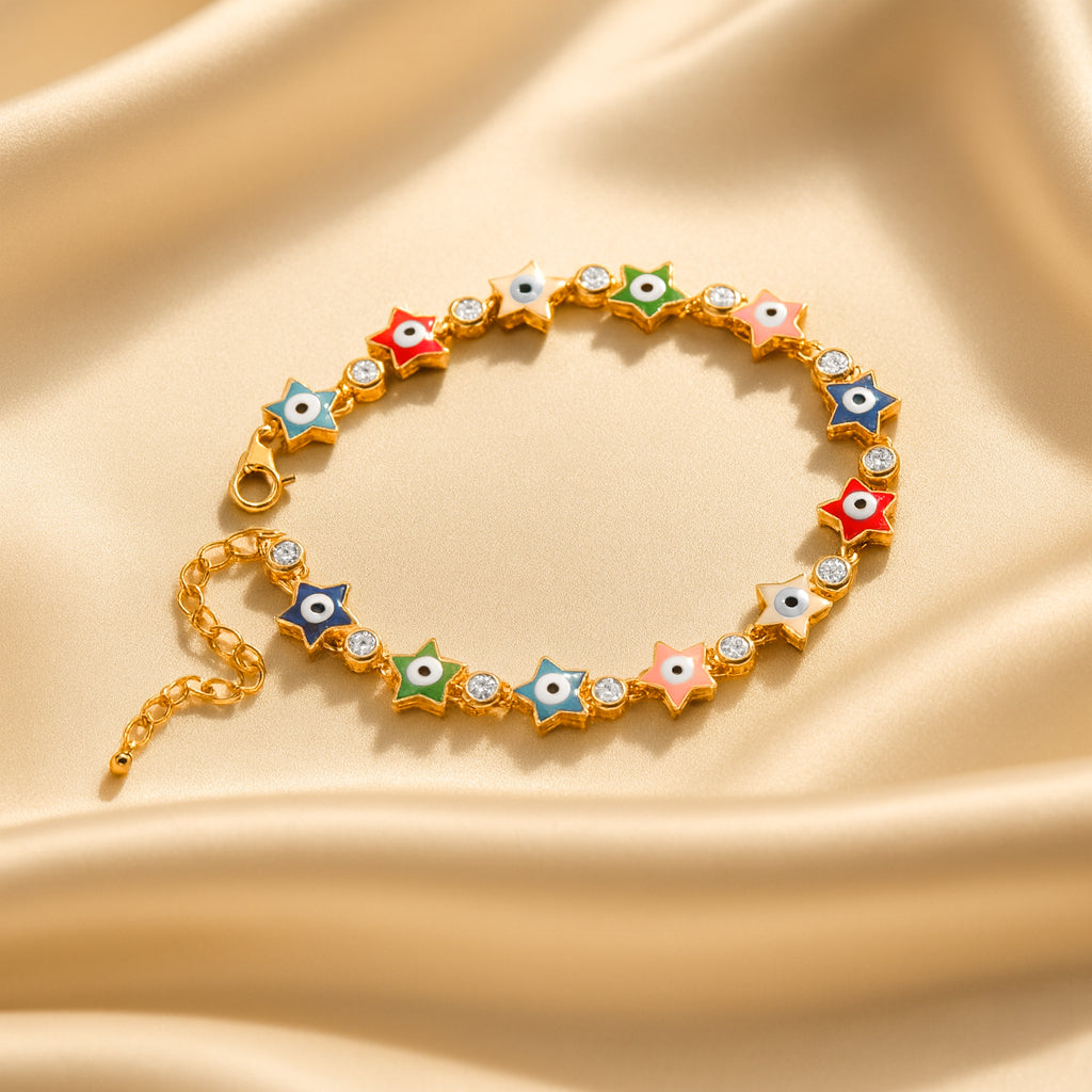 Star With Evil Eye Bracelets