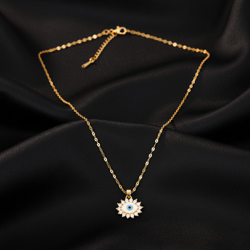 Gold Plated Evil Eye Pendants
