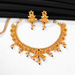 Load image into Gallery viewer, Elegant Antique Floral Necklace Set With Drop Earrings