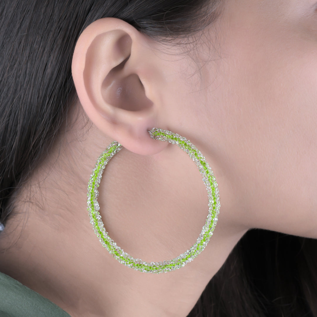 Candy Shinny Hoops Earrings